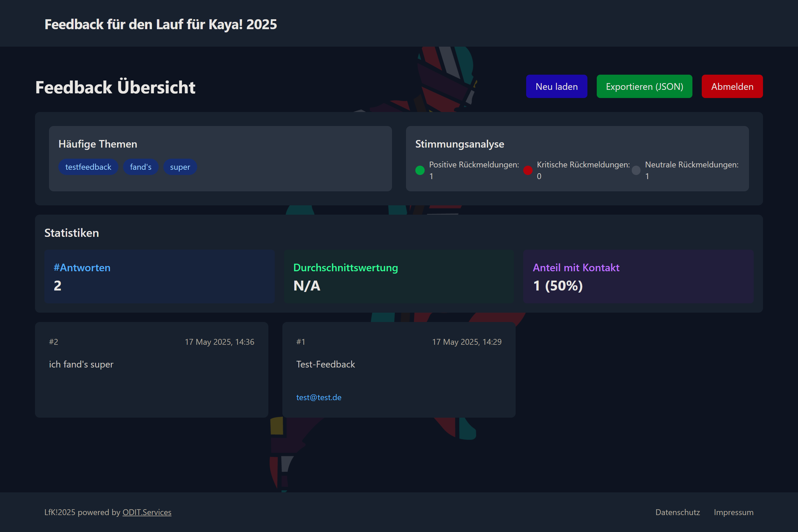 Feedback Admin