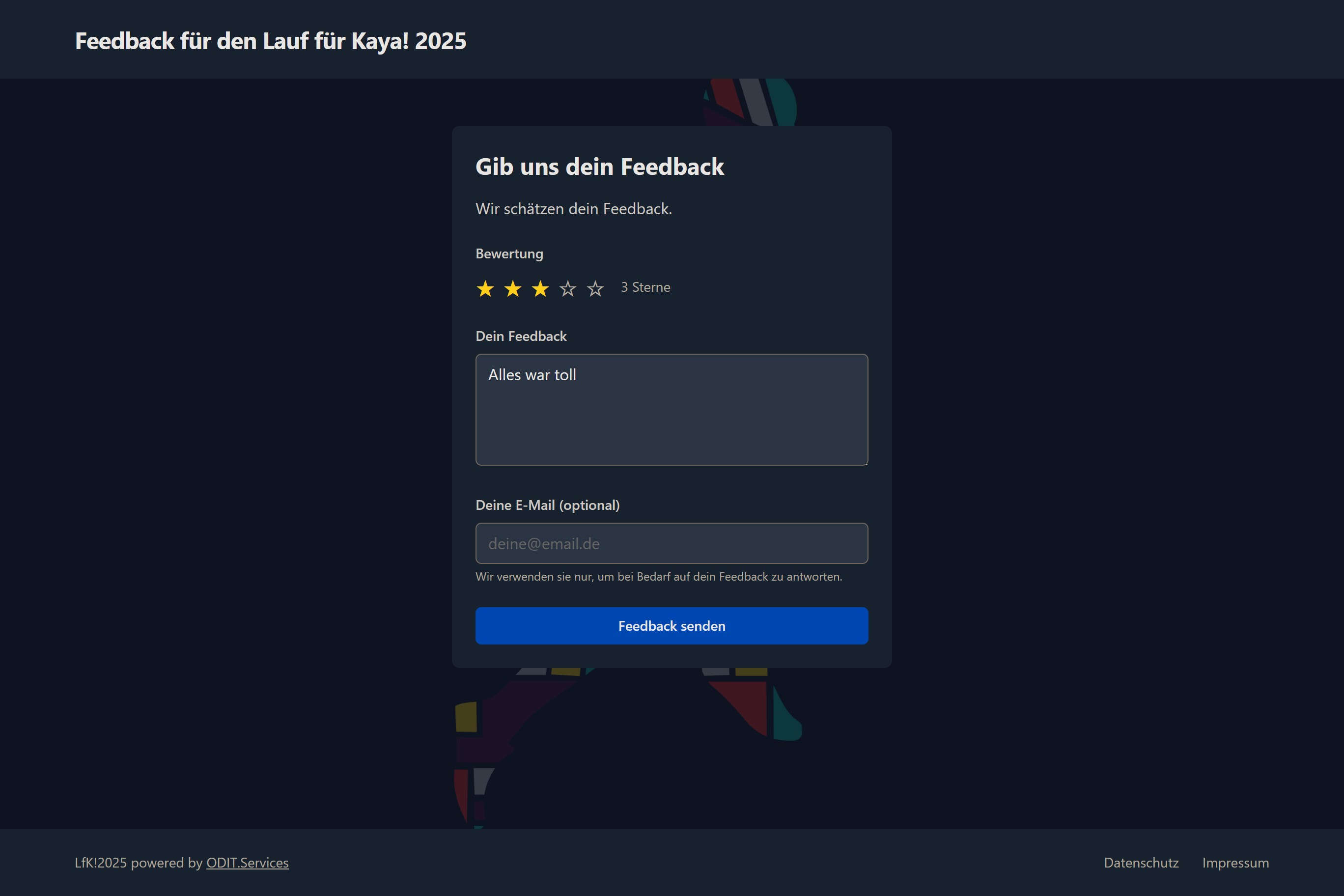 Feedback Form
