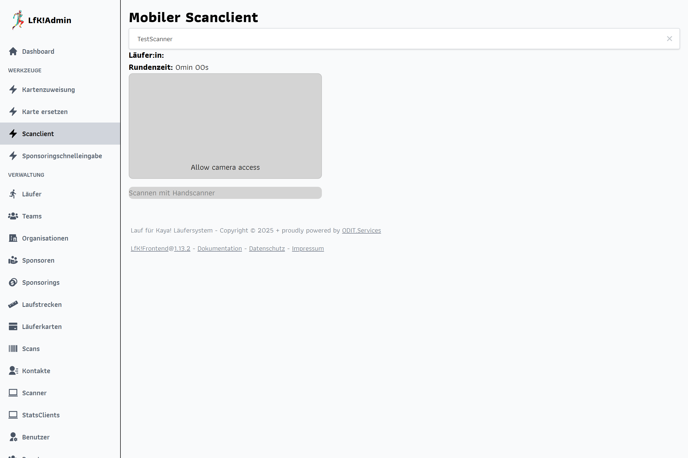 Mobile Scan Client